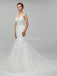 Ver Através de Correias Laço da Sereia Baratos Vestidos de Casamento On-line, Exclusivos Vestidos de Noiva, WD558