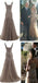 Cadarço de gola V Atordoante popular Vestido de noiva de Sereia de Imitação de diamante, Vestidos de Casamento, WD0057
