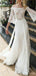 Fora do ombro mangas compridas vestidos de noiva de renda on-line, vestidos de noiva exclusivos baratos, WD595