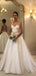 Vestidos de noiva baratos sem encosto, com decote em V de renda elegante, vestidos de noiva baratos, WD483