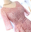 Laszgao à manches longues - robe de bal de rentrée rose, mini - soirée bon marché sucré 16 robes, robe de cocktail parfaite de rentrée, cm330