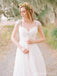 Καπάκι Μανίκι διακοσμημένο με Χάντρες Μοναδικό Casual Φθηνή Παραλία Γάμο Φορέματα, WD314