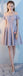 Robes de demoiselle d'honneur pas cher personnalisées courtes grises d'été en ligne, WG507