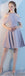 Dama de honra barata alfandegária mal combinada curta cinza de verão veste-se online, WG507