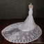 Querido Strapless Lace Mermaid Pearls Beaded Wedding Bridal Dresses, Cheap Custom Made Wedding Bridal Dresses, WD278
