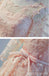 À Manches longues de couleur Pêche clair dos Ouvert en Dentelle Mignon Homecoming Robes de Bal Abordables de soirée Courte Robes de Bal, Parfait Robes de bal, CM317