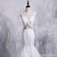 Προκλητικά Backless το Μανίκι Καπ Αποσπώμενη Φούστα Δαντέλα Γοργόνα Νυφικά Φορέματα Φθηνά Custom Made Νυφικά Φορέματα, WD279