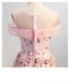 Laço rosa fora do ombro barato Homecoming vestidos on-line, barato curto vestidos de baile, CM784
