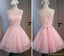Rendas Cor-de-rosa, abertas de costas, Vestidos Bonitos Para O Baile, Vestidos Baratos Para Festas, Vestidos perfeitos para o baile, CM320.