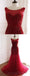 La sirène voit par de longues robes de bal d'étudiants du soir rouges, des robes de bal d'étudiants du parti personnalisées bon marché, 18598