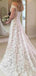Off Shoulder Lace A- line Cheap Wedding Dresses Online, Cheap Bridal Dresses, WD547