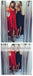 Alta Baixa Decote em V Simples, Barato Curto Vermelho Vestidos de Regresso a casa On-line, CM535