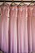 Flügelärmel Illusion Lace Pink lange billige Brautjungfernkleider Online, WG258
