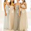 Popular incomparável simples Chiffon assoalho-comprimento personalizado fazer vestidos de dama de honra acessíveis de alta qualidade, WG076