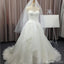 Απλό Κομψό αγαπημένο Λευκό Σιφόν το Κόμμα του Γάμου Φορέματα Φθηνά το Νυφικό Φόρεμα, WD0077