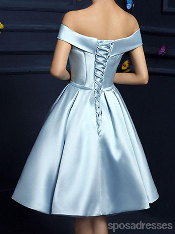 Off Shoulder Elegant Simple Cheap Short Homecoming Dresses Under 100, CM601