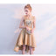 Gold Sparkly Sequin Φτηνά Homecoming Φορέματα Online, Φθηνά Κοντά Φορέματα Prom, CM799