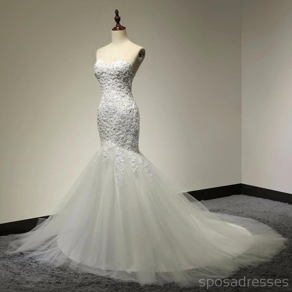 Querida renda sereia vestidos de casamento baratos on-line, vestidos de noiva baratos, WD515
