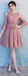 Gaze rosa empoeirada dama de honra barata simples mal combinada veste-se online, WG513