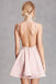 Sexy Backless Pink Cheap 2018 Homecoming Robes Moins de 100, CM400