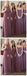 Robes de demoiselle d'honneur pas chères en mousseline de soie violet dépoussiéré en ligne, WG268