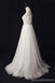 See Through V Neck Lace Cheap Custom A-Line Long casamento vestidos de noiva, WD290