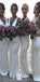 V Neck Off White Sexy Barato Vestidos de Dama de Honra On-Line, WG577