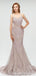 Spaghetti Straps Lace Mermaid Cheap Evening Prom Robes, Evening Party Prom Robes, 12174