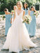 Simples vestidos de noiva baratos de Organza sem costas online, vestidos de noiva baratos, WD491