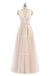 Σέξυ φόρεμα δαντελλών με δαντέλα V Neckline Custom, Unique Chiffon Long Bridesmaid Dress, BD118