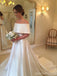 Simples Off Ombro A linha de Baixo de Vestidos de Casamento On-line, Baratos Vestidos de Noiva, WD445