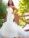 Simples Strapless querida sereia vestidos de casamento on-line, WD404