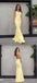 Sexy Backless Mermaid Mermaid Long Evening Prom Dresses, Cheap Party Custom Prom Dresses, 18618