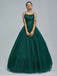 Green A-line Spaghetti Straps Cheap Long Prom Dresses Online,12996