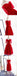 Langer Ärmel roter Schnürsenkel mit Perlen versehene Heimkehrhigh-School-Ballkleider, erschwingliche kurze Parteihigh-School-Ballkleider, vollkommene Heimkehrkleider, CM266