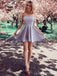 Querida cinza simples vestidos de baile bonitos baratos on-line, CM707