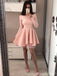 Μακρυμάνικα μακριά ώμου Κοντά φθηνά Homecoming φορέματα σε απευθείας σύνδεση, CM700