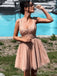 Träger Dusty Lace Beaded Tulle Günstige Homecoming Kleider Online, CM715