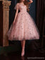 Pink Illusion Short Homecoming Dresses Online, Cheap Short Prom Dresses, CM854