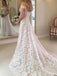 Off Shoulder Lace A-line Robes de mariée bon marché en ligne, robes de mariée bon marché, WD547