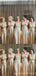Robes de demoiselle d'honneur longues à paillettes d'or dépareillées en ligne, WG573
