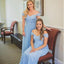 Blue Missamat Off Shoulder Chiffon Cheap Long Bridessaid Dresses Online, WG284