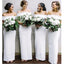 Off White Mermaid Long Bridesmaid Vestidos on-line, vestidos baratos de damas de honra, WG705