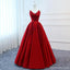 Το 2018 Κόκκινο V Λαιμό Μια γραμμή Συνήθειας Μακρύ Βράδυ Φορέματα Prom, 17717