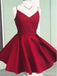 Offene Rückseite Einfache, Rote Kurze Heimkehr Kleider Unter 100, CM385