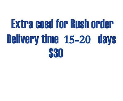 Zusätzliche Kosten der Rush Bestellung, Kleid innerhalb von 15-20 Tagen