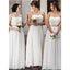 Esvazie os vestidos de damas de honra online, baratos de vestidos de dama de honra de Flower Long atraente, WG726