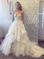 Querida Ruffle Lace A linha de vestidos de casamento baratos on-line, vestidos de noiva baratos, WD533