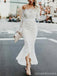 De sereia de cadarço de vindima de ombro casamento barato veste-se online, vestidos de casamento de mangas longos, WD431