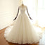 Μακρυμάνικο Δαντέλα Μακρυμάνικα Φθηνά Προσαρμοσμένα Φορέματα Γάμου, WD305